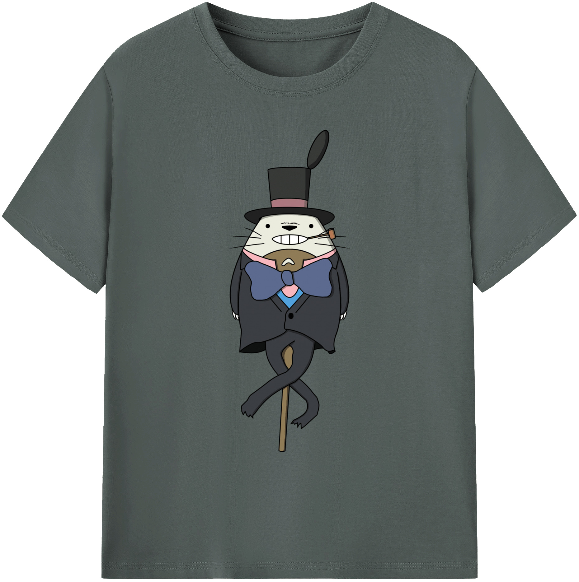 （画像用） となりのトトロ 草壁メイ 草壁サツキ My Neighbor Totoro Satsuki Kusakabe Mei Kusakabe 綿100％ メンズ半袖Tシャツ｜肌触りやわらか＆通気性